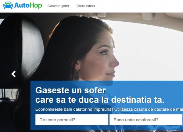 S-a lansat AutoHop.ro, platforma de ridesharing pentru calatorii romani