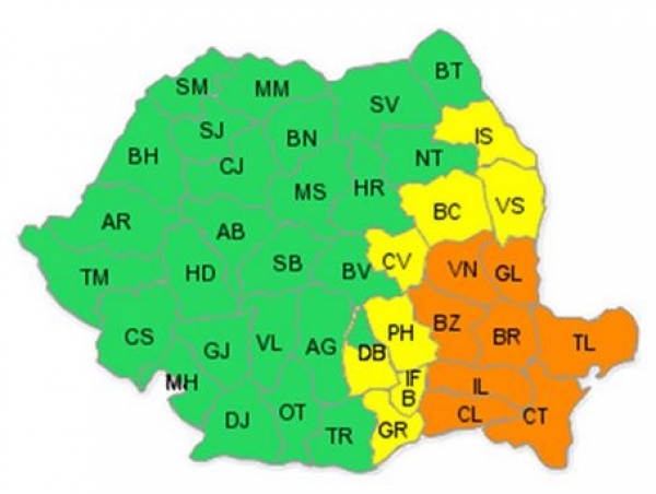 Ce-a fost mai greu a trecut. De joi, Ploiestiul intra in COD GALBEN - VEZI HARTA