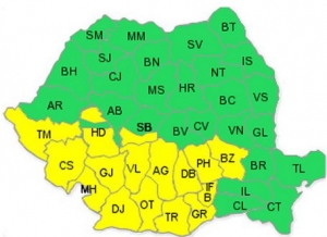 COD GALBEN DE NINSORI în Ploiesti - HARTA zonelor afectate.