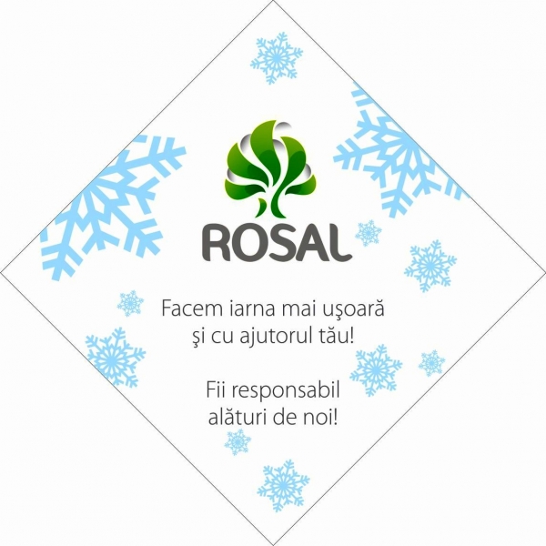 Rosal si-a pregatit utilajele de DESZAPEZIRE si da materiale ANTIDERAPANTE asociatiilor de bloc