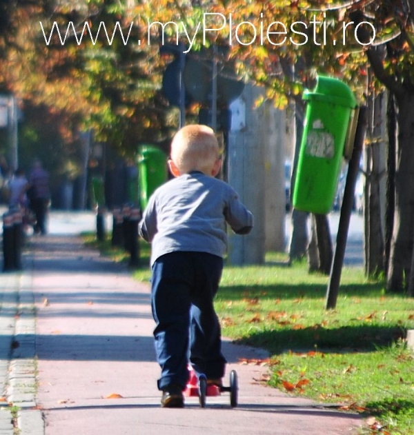 Ai voie cu trotineta pe pista de biciclete?